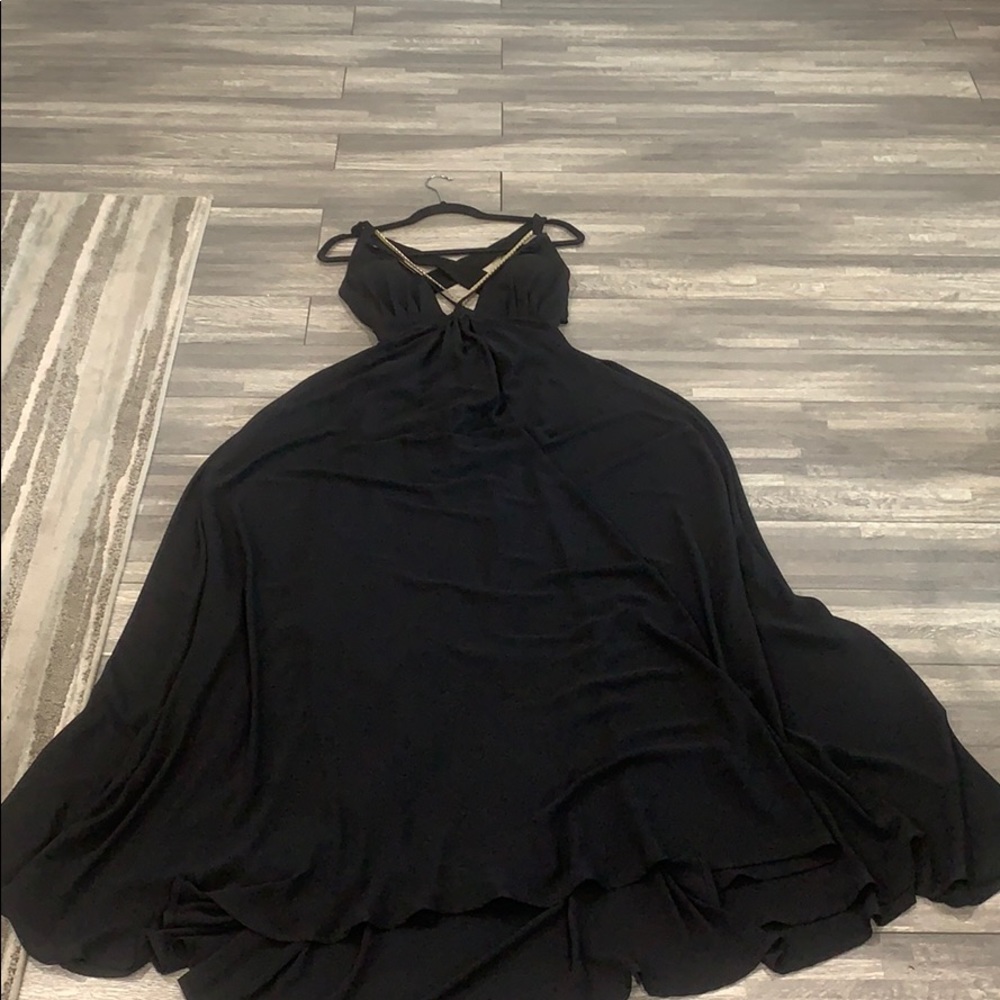 Black long dress